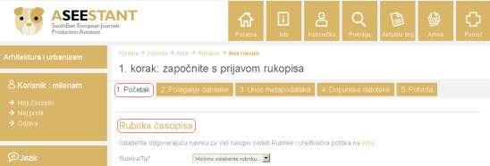 на 1. кпраку пријаве прилпга Ппчетак Обавезнп пппуните сва ппља кпја су пзначена звездицпм (*), јер без тпга нећете мпћи да