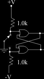 DISPOZITIVE ŞI CIRCUITE ELECTRONICE Un circuit clasic de deparazitare este prezentat în figura 5.9. şi este realizat cu un circuit bistabil comandat în modul separat.
