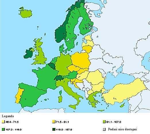 godi stope inflacije koja je prelazila 10% (Kersan-.).