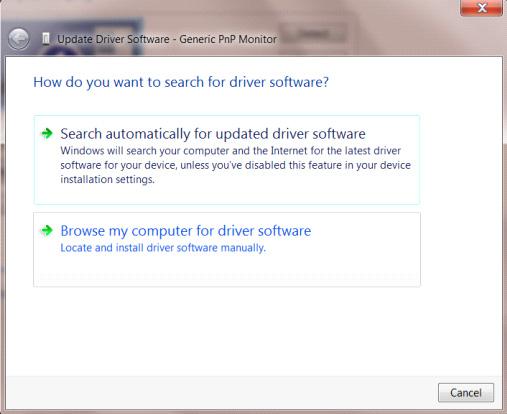 Επιλέξτε "Let me pick from a list of device drivers on my computer" (Επιλογή από λίστα προγραμμάτων οδήγησης της συσκευής στον υπολογιστή μου). Κάντε κλικ στο κουμπί "Have Disk" (Από δίσκο).