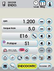 MICROMOTORE micromotor MiCromotor Μικροκινητήρας modala ENDODONZIA modalidad ENDODONCIA modalidade ENDODONTIA τρόπος ΕΝΔΟΔΟΝΤΙΑ FULL TOUCH SMART TOUCH Con strumento estratto Con instrumento extraído