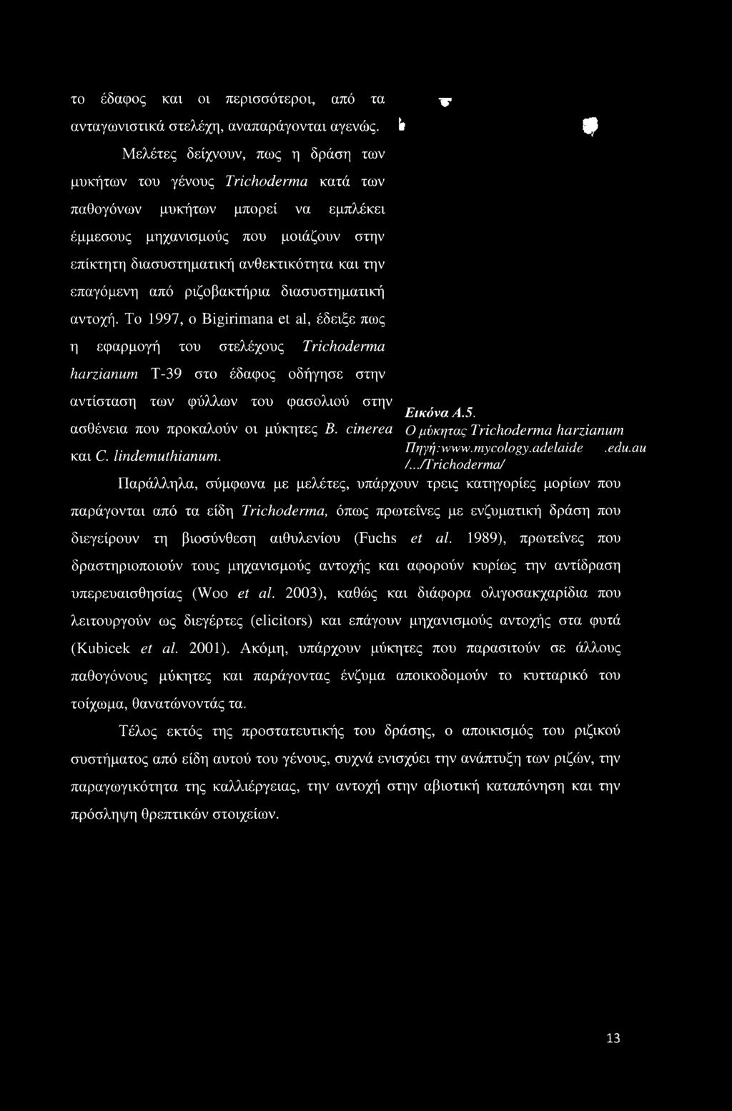 την επαγόμενη από ριζοβακτήρια διασυστηματική αντοχή.