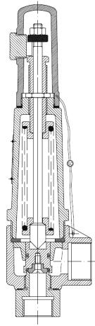 Regulacijski ventil prestrujni Specijalna oprema, tip RVP-N materijal: sivi ljev GG-25