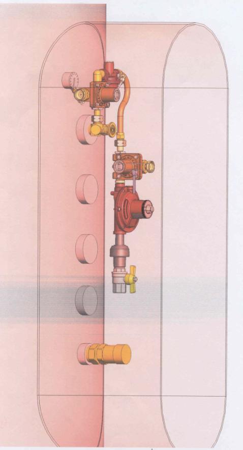 REGULATORI TLAKA ZA UNP Šifra 008941 008942 008943 008944 008945 008946 008947 Naziv Regulator tlaka drugog stupnja sa blokadom na MAX tlaku Regulator tlaka drugog stupnja sa blokadom na MAX tlaku