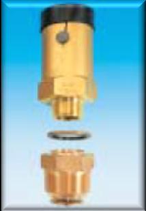 0010 EU 25 70.0205 Sigurnosni ventil s cilindričnim navojem na donjem kontrolnom ventilu.