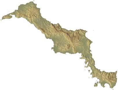 11 Η πόλη της Ερέτριας στo νησί της Εύβοιας 1 Η Εύβοια, το μεγαλύτερο νησί της Ελλάδας μετά την Κρήτη, εκτείνεται παράλληλα προς την ακτή της ηπειρωτικής Ελλάδας στα ανατολικά της Αττικής, της