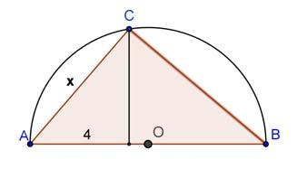 Oinarriaren diagonala Pitagorasen Teoremaren arabera kalkulatzen da: + eta, Teorema aipatu triangeluari berriro aplikatuta, diagonala ondokoa dela ondorioztatzen da: + + 3 = 17 4, 1 11.