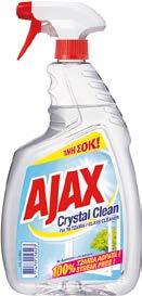 Ajax Triple Action ή Crystal Clean υγρό για τα