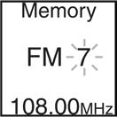 5 Pritisnite ENTER. Na pokazivaču se pojavljuje programski broj. Slušanje radijskih programa Najprije pohranite radiopostaje u memoriju sustava (pogledajte "Pohranjivanje radiopostaja" na str. 80).