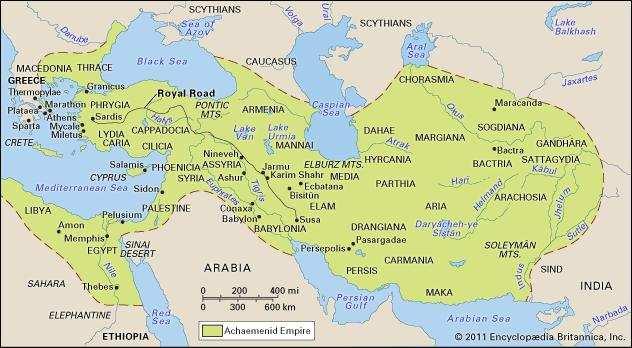 No s. VI a.c. tomou forma o Imperio Persa.