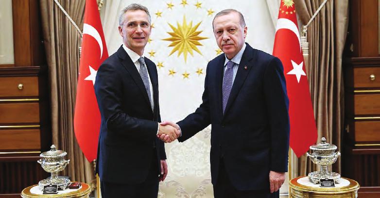 ΔΙΕΘΝΗ ΤΕΤΑΡΤΗ 18 ΑΠΡΙΛΙΟΥ 2018 25 Το ΝΑΤΟ ευχαριστεί την Τουρκία Η Άγκυρα ζητά περισσότερη στήριξη από τους συμμάχους της στο ΝΑΤΟ Τη σημασία που έχει η Τουρκία για τους σχεδιασμούς του ΝΑΤΟ