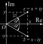 1 лако читамо: односно обрнуто: z = x 2 + y 2 = ρ, arg(z) = arctg y = α, (3.8) x Према томе, комплексни броj z = x + iy можемо писати: То jе репрезентациjа броjа z у поларним координатама.