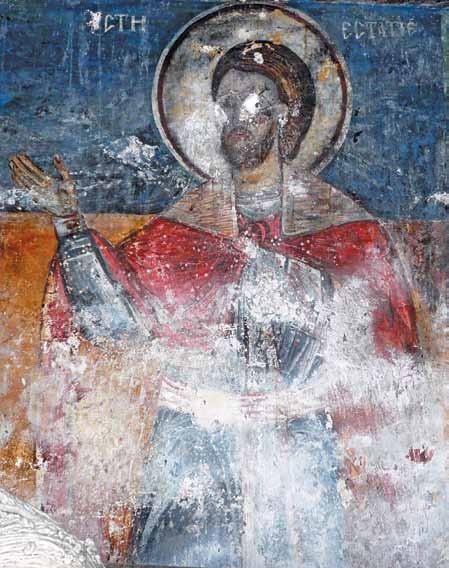 20. Св. Евстратиј, детаљ, наос јужен ѕид St. Eustratius, detail, nave, south wall 92 Kuyumdzhieva M.