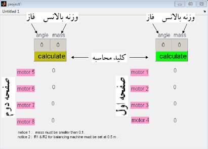 دستگاه بالانس cemb با توجه به جرم روتور و دادههاي ورودي به دستگاه مقدار وزنه بالانس و فاز آن را تعيين ميكند (شكل.