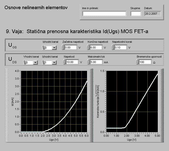 9.vaja: MOS