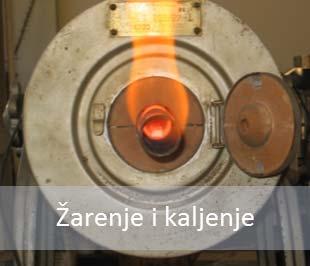 Хомогенизационо жарење је обављено на 800 о C у трајању од 24 h у електроотпорној пећи.