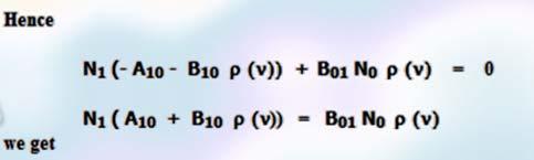 28//4 المعادلات الثلاثة السابقة الذكر تمثل الحالات المختلفة التي يمكن من خلالها أن تتفاعل الا شعاع الكهرومغناطيسي مع ذ ارت المادة.