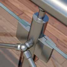 κουπαστής Ø κολόνας Ø42 Connector for handrail Ø with column Ø42 F-0