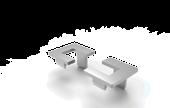 10-12 mm 4259 Γωνία σύνδεσης οδηγού F-319 Connector for F-319 guide