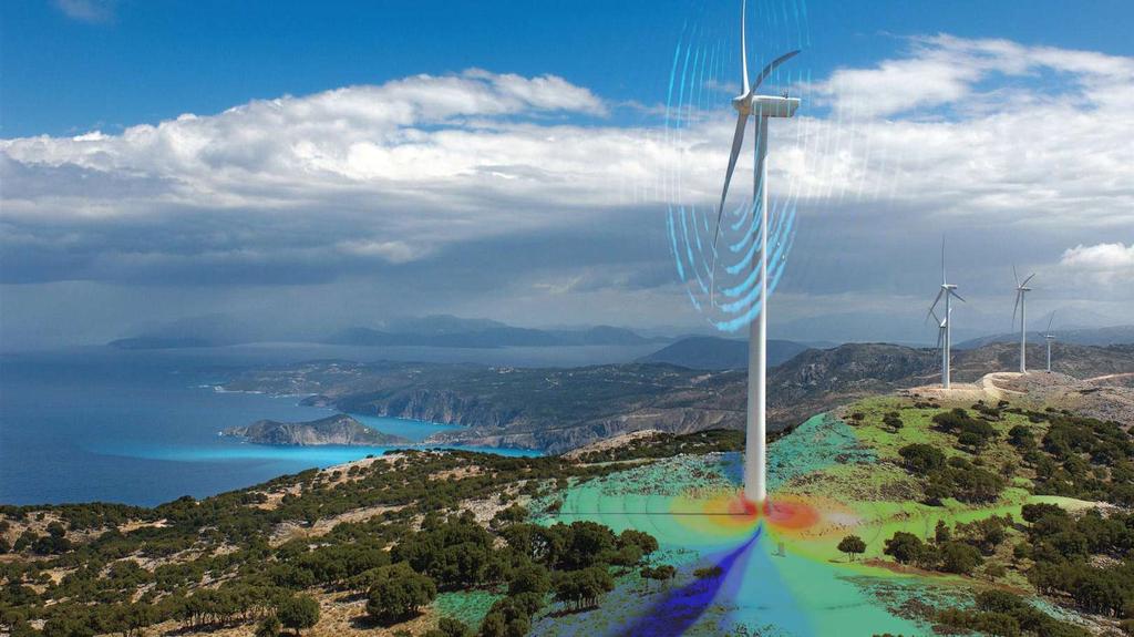 10 Study of acoustic & elastic waves generated by wind turbines The waves are propagated through the air and soil affecting nearby residences.