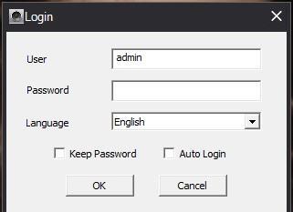 Θα εμφανιστεί το παράθυρο εισαγωγής κωδικών πρόσβασης όπου: Α. Ως user αφήνετε το admin Β.
