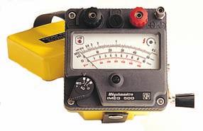 200 ma 0 až 500 V AC/DC +/- 2,5% z meraného rozsahu krytie prístroja: IP52, sonda IP20 (MI 316) IP50, sonda IP00 (MI 317) 6 x 1,5 V batérie ( MI 316) 4 x 1,5 V batérie ( MI 317) 1,6 kg (MI 316) 0,55