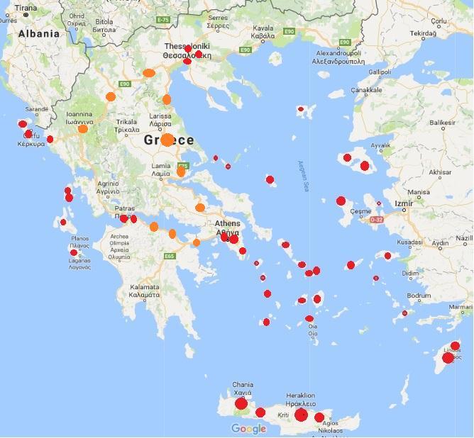 Μελέτη Χωροθέτησης Αναλυτική μελέτη χωροθέτησης λαμβάνοντας υπόψη ποικίλα κριτήρια: Συνεργασία με Περιφέρειες και δημοτικές αρχές. Επάρκεια δικτύου φορτιστών σε αστικό ιστό.