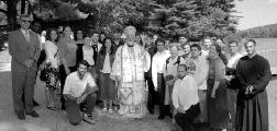 Spyridon Cathedral in Worcester retrieved the Cross from the waters of the lake at the Metropolis of Boston Camp & Retreat Center in Contoocook,