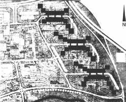 Сл.13a,b. Стамбени објекти у блоку III и Лиман III у Новом Саду (М.Лојаница, П.Цагић, Б.Јовановић, 1970): ситуација Лиман III (лево), типска основа(десно). Fig.