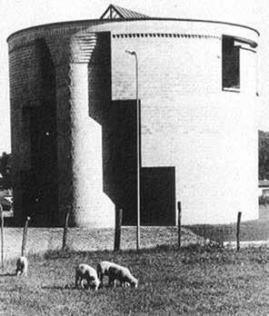 Сл. 5. Луиђи Сноци, кућа Kalman у општини Минузио, Тићино, 1976. Fig. 5. Luigi Snozzi, Kalman house in Minusio municipality, Ticino,1976. На изложби Architettura Razionale одржане 1973. год.