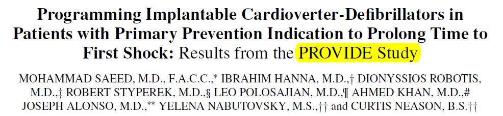 1,670 primary prevention ICD patients Randomized n=846