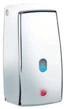 Επιτοίχιο dispenser Treviso 650ml με αισθητήρα infrared Ιδανικό για μπάνια, ντουσιέρες, WC Δυνατότητα τοποθέτησης με βίδες ή αυτοκόλλητη ταινία που περιέχονται στη συσκευασία.
