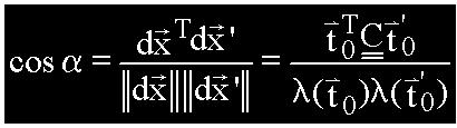 Glissement de deux directions orthogonales tp[1]:: tp[]:1: tp[3]:: alpha:angle(c,t,tp); déformation