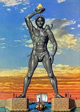 Ο Κολοσσός της Ρόδου ήταν ένα τεράστιο σε διαστάσεις άγαλμα το οποίο απεικόνιζε τον θεό Ήλιο. Ανεγέρθηκε από τον Χάρη τον Λίνδιο μαθητή του Λύσιππου τον 3ο αιώνα π.χ.