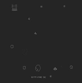 Αριστερά: Space Invaders, µέση: Defender, δεξιά: Asteroids Από τις παραπάνω εικόνες γίνεται αντιληπτό, ότι και τα τρία παιχνίδια βασίζονται στο ίδιο µοτίβο.