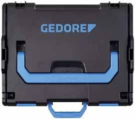 036 037 11 L GEDORE L-BOXX 136 ΜΕ ΜΠΡΟΣΤΙΝΉ ΛΑΒΉ Ανθεκτικό στις κρούσεις πλαστικό ABS Με προστασία από εκτόξευση