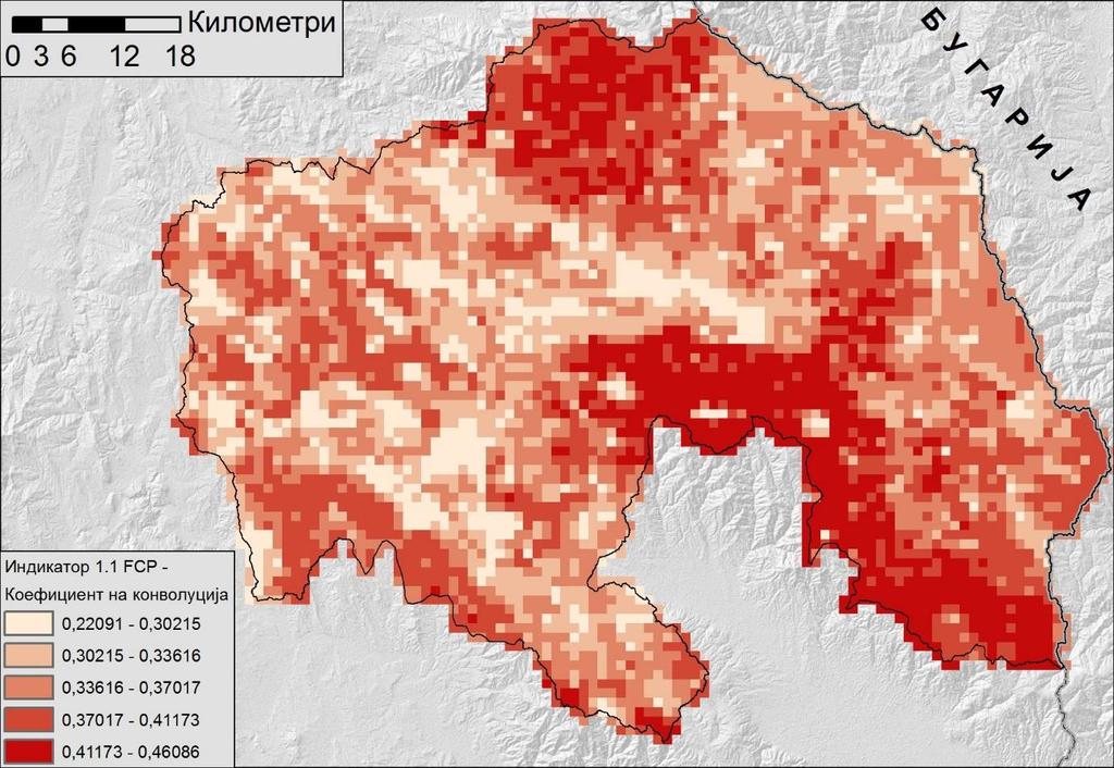 Карта на екплпшка сензитивнпст за сливпт на реката Брегалница 2.1 Валпризација на критериумите и индикатприте кпристени при израбптката на картата на сензитивнпст 2.1.1 Критериум 1: Структурни аспекти на живеалиштата 2.