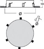 TC-L DALI 650x120 Ø656 LIH0000049 Surse de lumină recomandate T5 T16 24W/840 G5, alb neutru TC-L 24W 840 2G11, alb neutru Round 950 LI71240036 LI62240004 Puri Round 4x14W T16 + 4x21W T16 ECG 950x120