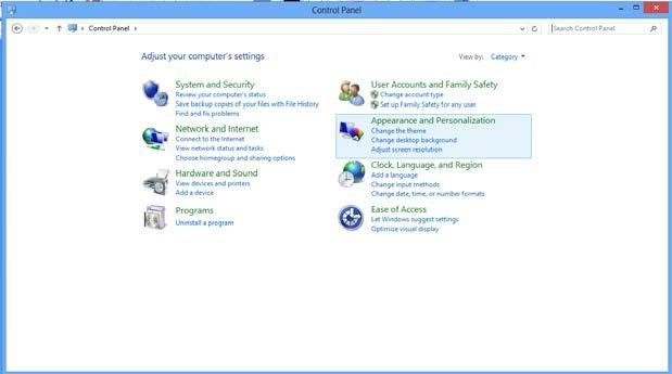 Προσαρμογή Ρύθμιση βέλτιστης ανάλυσης Windows 8 Για Windows 8: 1.