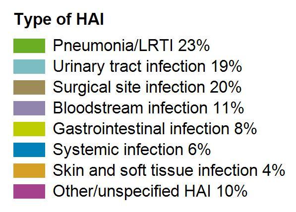 LRTI BSI UTI SSI Bloodstream infections