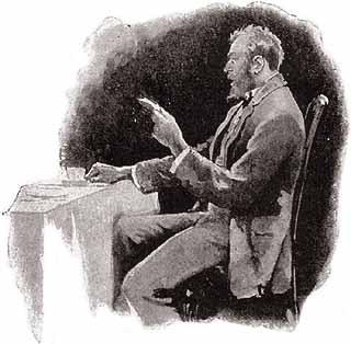 Arthur Conan Doyle αφορούσαν την πολιτική, γιατί είχε εμφανώς παίξει μεγάλο ρόλο αντιτιθέμενος στους πολιτικάντηδες που είχαν εκδιωχθεί 10 (?) από το Νότο.