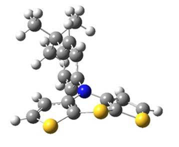 7 Computed xyz-coordinates and computed UV/Vis spectra of TD- DFT calculated structures 7.1 XYZ-coordinates for of the S 0 state of the intra conformer of 5 (RB3LYP/6-311G(d)) C -2.833690 1.300494 0.