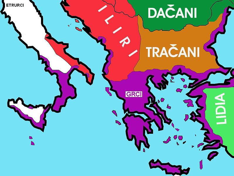 Средивши односе и са Дарданцима, Теута се окренула ка слабо брањеним грчким колонијама на Јадрану. Грци су се обратили за помоћ Риму.