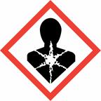 Εικονογράμματα κινδύνου : Προειδοποιητική λέξη : Προσοχή Δηλώσεις επικινδυνότητας : H373 Μπορεί να προκαλέσει βλάβες στα όργανα ύστερα από παρατεταμένη ή επανειλημμένη έκθεση.
