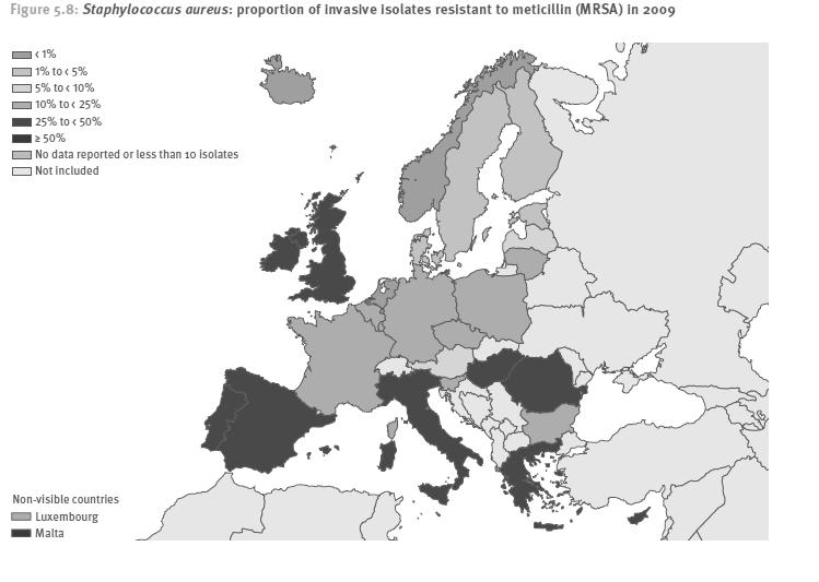 1961 Jevons MRSA 1990 Αύξηση λοιμώξεων από MRSA