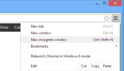 Google Chrome: Incognito Window Για να κάνετε ανώνυμη περιήγηση στο Google Chrome (είτε σε λειτουργικό σύστημα