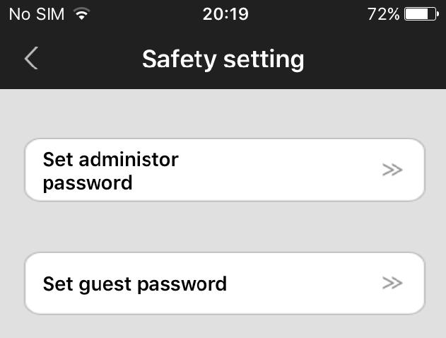 Εσείς μπορείτε επίσης να ορίσει έναν ξεχωριστό κωδικό πρόσβασης επισκέπτη μόνο για