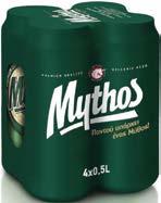 Μythos Mπύρα 4x500ml -20% 5,54 4,19 8,37 4,12 Fix