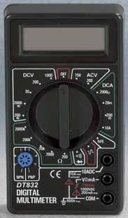 Digitalni ultietar To 23 ± 5 C low batt C V DC V DC hfe C/ F digit 1 1 V I Ω C MT-2 3,5 ±(1,2%+1d) ±(2%+2d) ±(1%+2d) ±(3%+2d)9 V,