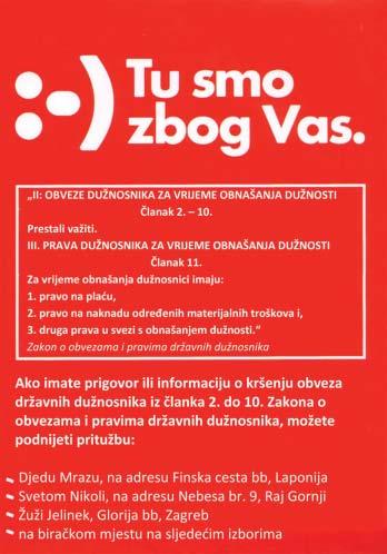 Meappleutim, Sindikat predlaæe da se kampanja proπiri i na dræavne duænosnike te je u tu svrhu izradio i naljepnice kojima bi se graappleani trebali upoznati s obvezama i pravima dræavnih duænosnika